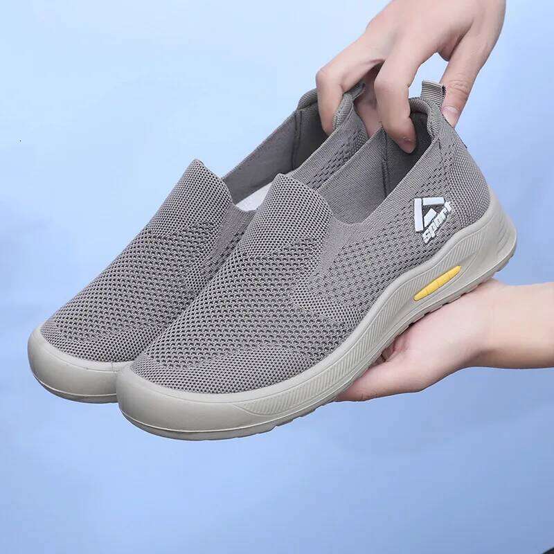 Bebealy Women's Sneaker Flat Casual Nonslip Outdoor Soft Home Shoes Comfortable Slip-on Men Shoe