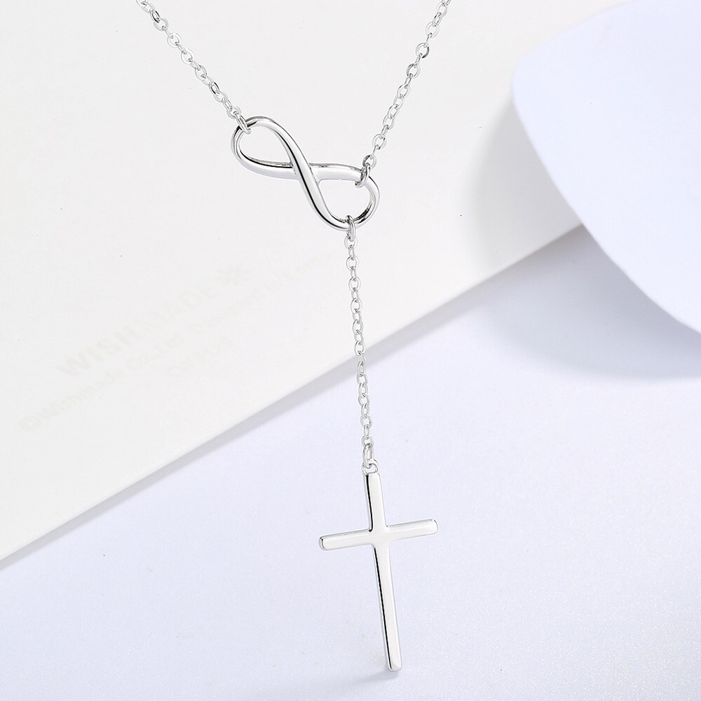 Hot-selling Classic Fashion Cross Pendant Fresh Style Women's Halloween Sterling Sier Jewelry