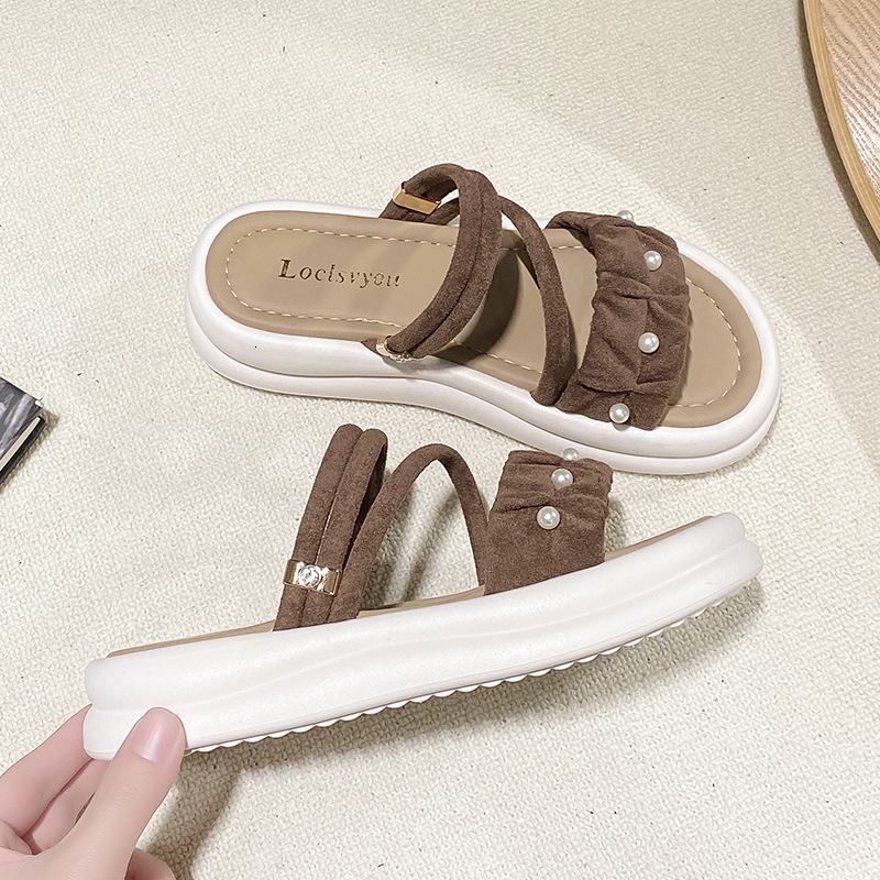 Ddmysports Stepping On Clouds Feeling For Women New Summer Outdoor Wear With Dress Fashion Fairy Style Exquisite Slimming Sandals Outdoor Shoes