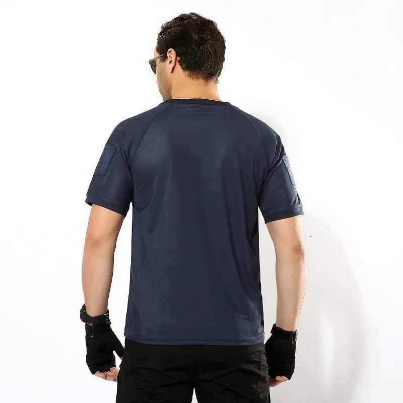 2024 New Tactical T-Shirt Quick Dry Camouflage Mens Tshirt Summer Breathable Coolmax Plus Size 5XL Hunting T Shirt Male Y250724