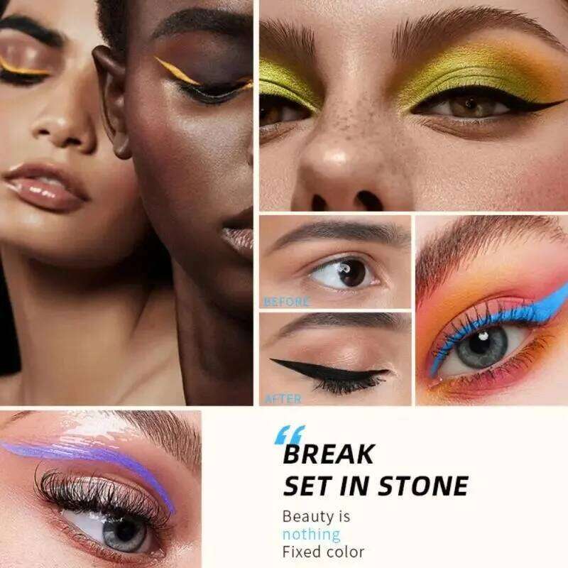 12 Colors Liquid Pencil Shimmer Sexy EyeShadow Portable Waterproof Durable Eyeliner Women Hot Sales Makeup Cosmetics X250725 X250725