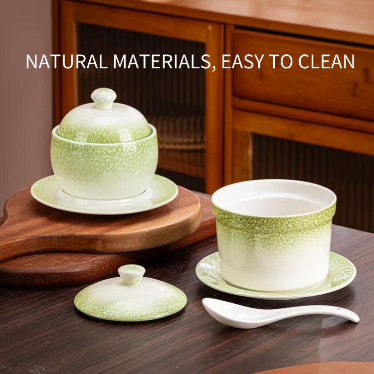 Durable Stewed Egg Bowl - Multi-Purpose Steaming Pot for Eggs