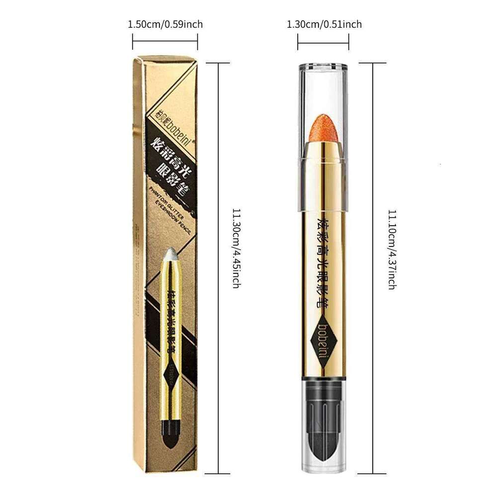1PC Double-Ended Eyeshadow Stick Waterproof, High Pigment, Matte Glitter, DIY-Friendly, Fast & Easy, Certified, Unisex Use X250725