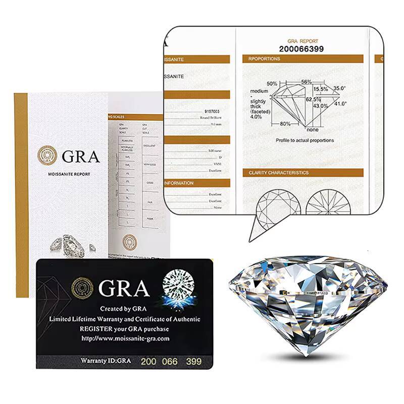 925 Sterling Silver D Color VVS 1ct Moissanite Engagement Rings for Women White Gold Jewelry