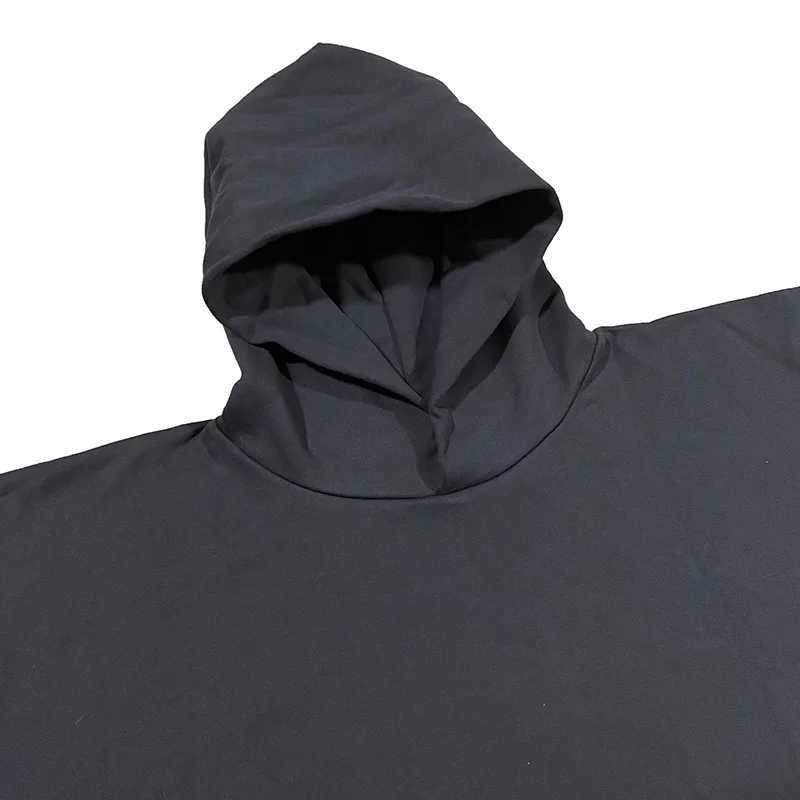 Men Women Casual Couple Charcoal Black Vultures YZY Hoodie Top Quality Cotton Oversized Integrated Cut Oversized Pullovers X2507251