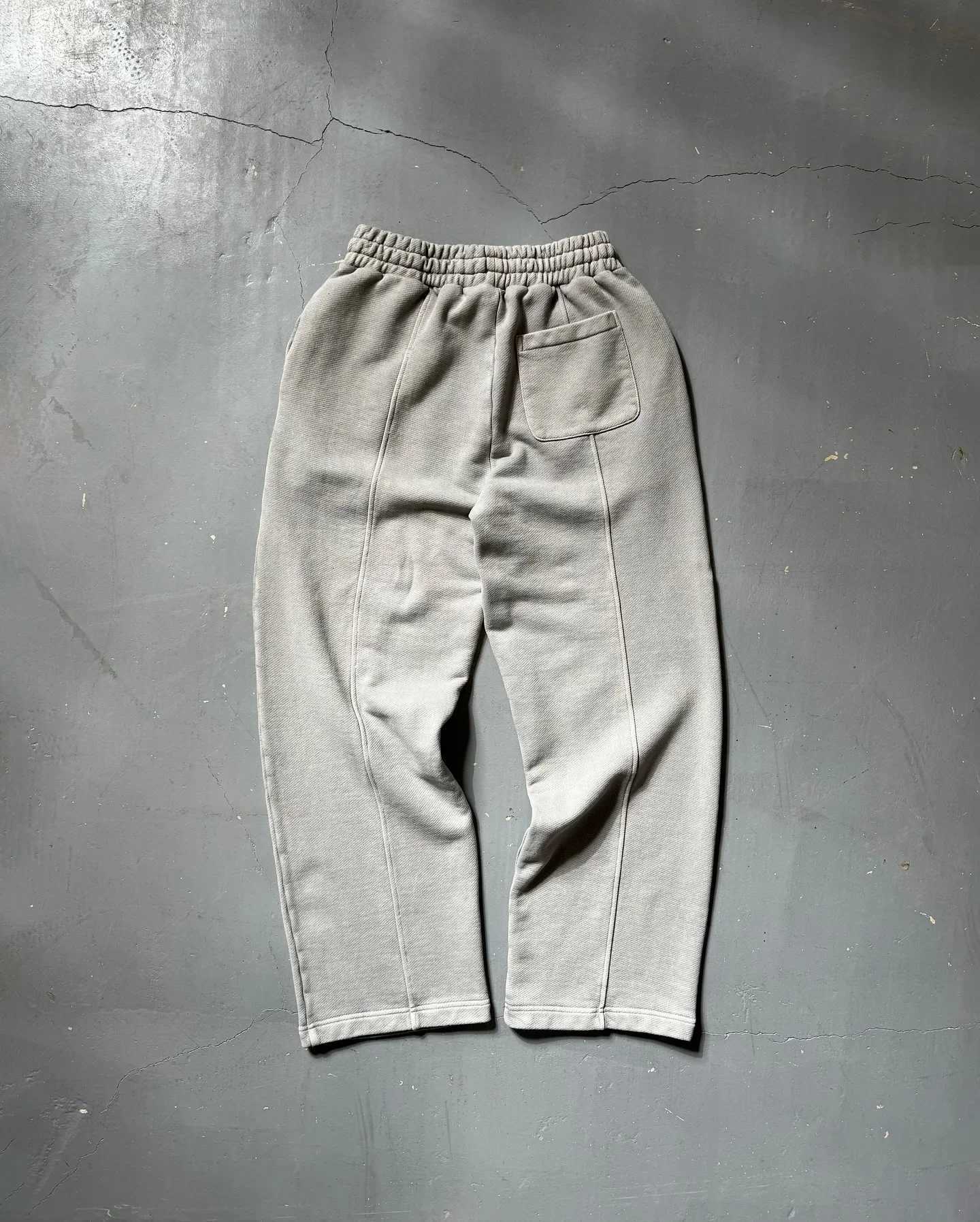 2024 Casual Fashion American Solid Color Cotton Oversized Sweatshirt Men Two Piece Harajuku Joker Slacks Jogging Pants Tracksuits X250725