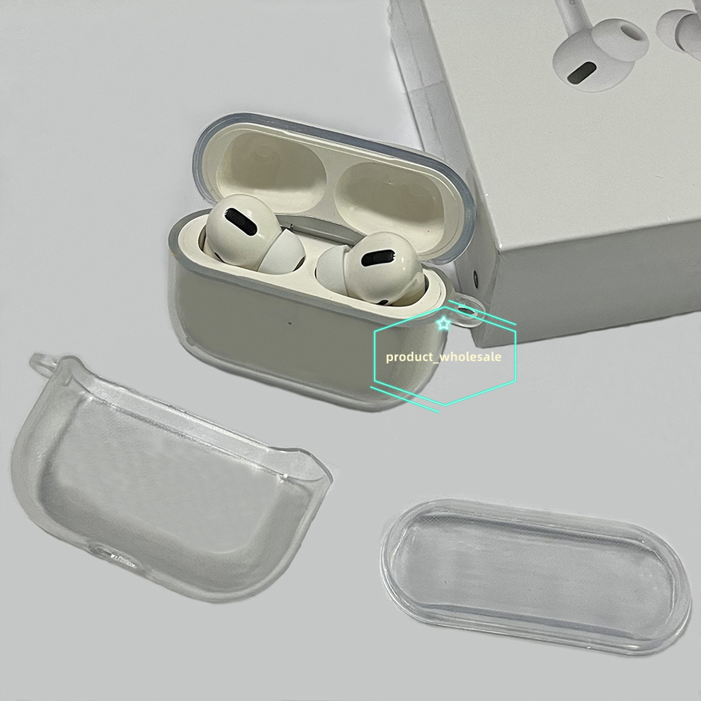 2025 For Apple Air pro 2 2nd 3 3rd 4 Air Protective Cover ANC Bluetooth earphone Earbuds Wireless Charging Box Shockproof Case For Apple IOS 16 15 14 13 12 Android Phones