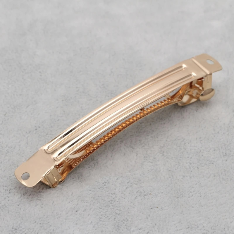 10pcs 80/100mm Metal French Barrette Hair Clips For DIY Alligator Hair Pin Bow Snap Ponytail Holder Jewelry Making Accessories 250723