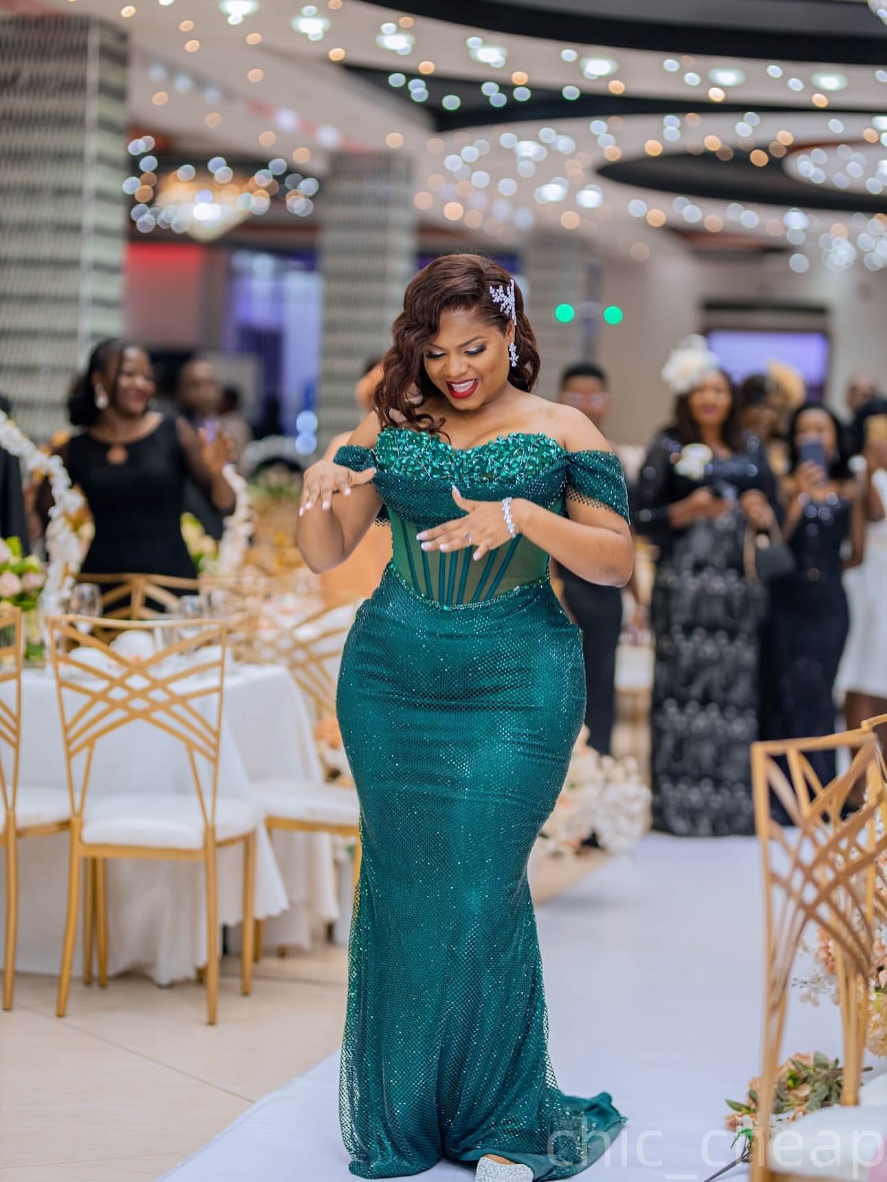 Mermaid Dark Green Prom Dresses 2025 Crystals Sequined Sweetheart Evening Formal Party Second Birthday Engagement Gowns Plus Size Dress For Special Oc