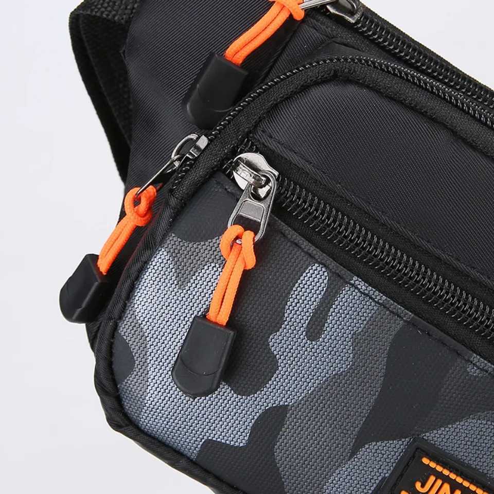 Unisex Waterproof Waist Pack Multi-Pocket Fanny Bag Outdoor Sports Travel Slim Fit Waist Bag Hip Belly Bag Shoulder Bag Y250724