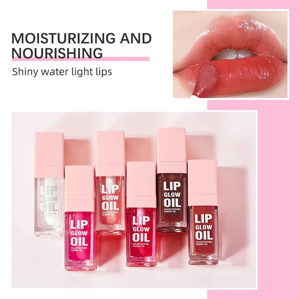Lip Glow Oil Jelly Lip Gloss Set Long Lasting Permanent Lipstick Woman Tint for Lips Stick Free Shipping Lipgloss Glosses StainXJ250724