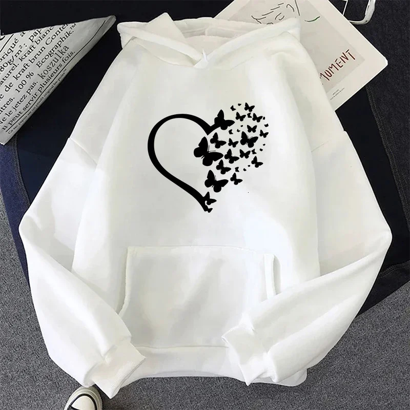 2025 Woman Pure Color Hoodie Casual Fashion Hooded Sweatshirts Female Trend Sporty Pullover Streetwear 250725