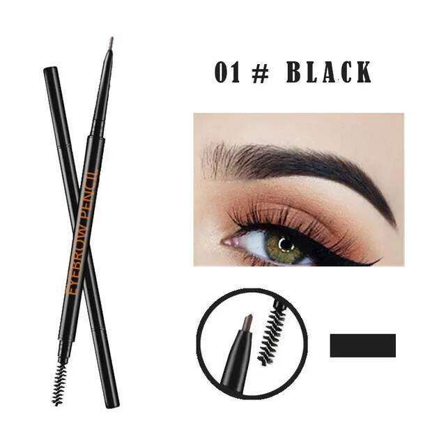 1.5mm Fine with Double Head Automatic Rotation, One Line Eyebrow Pencil Waterproof and Free Makeup Pen X250725
