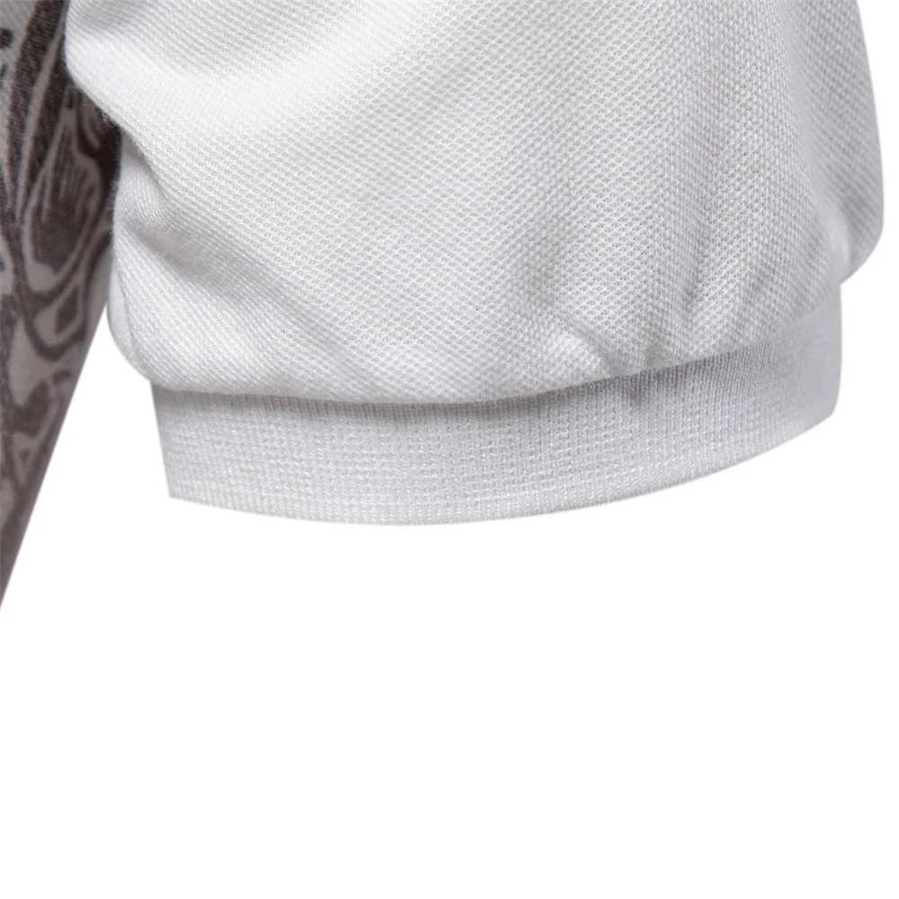 100% Mens Short Sleeve Polo Shirt Gradient Printed Cotton Blend Summer Fashion New Design XJ250725