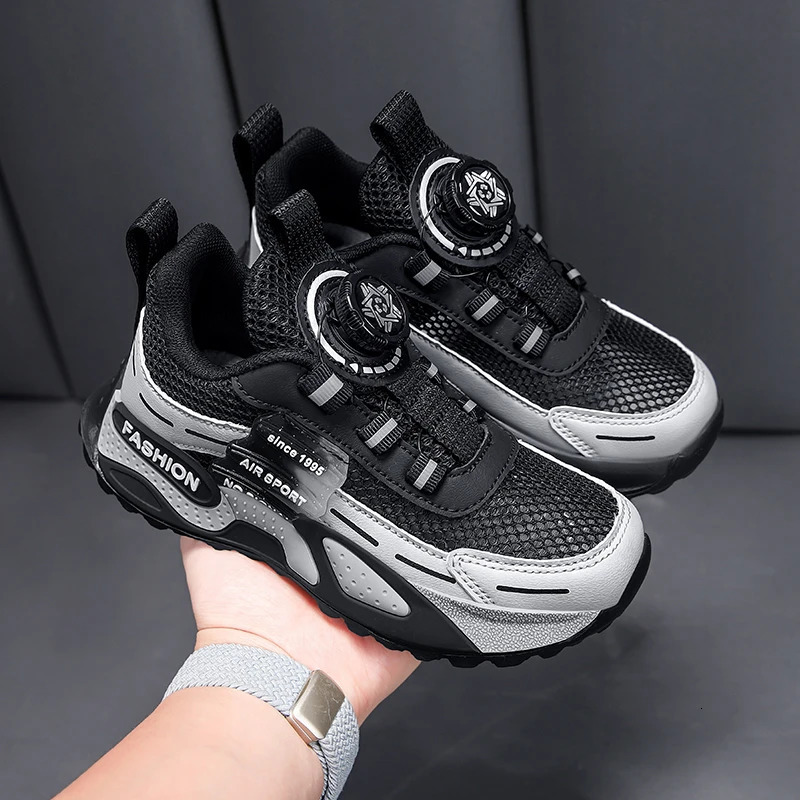 Original Boy Shoes Style Children Sneaker Chunky Sole Breathable Mesh School Kids Casual Sports Tennis Sneaker 250725