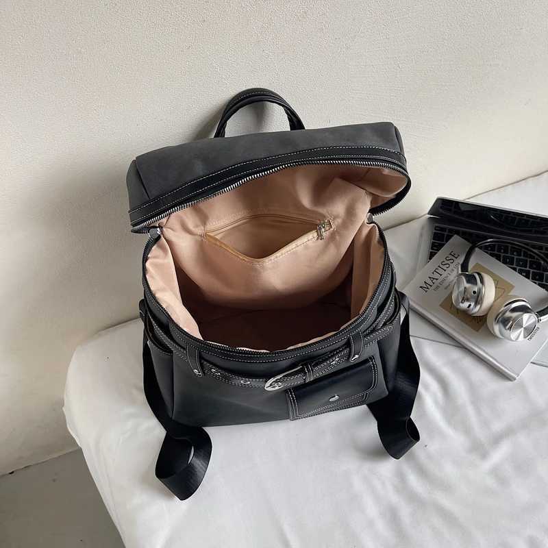 Leftside Wens Pu Leather Small Backpacks 2025 New Fi Vintage Luxury Designer Backpack Student School Bag Back Packs Y250724