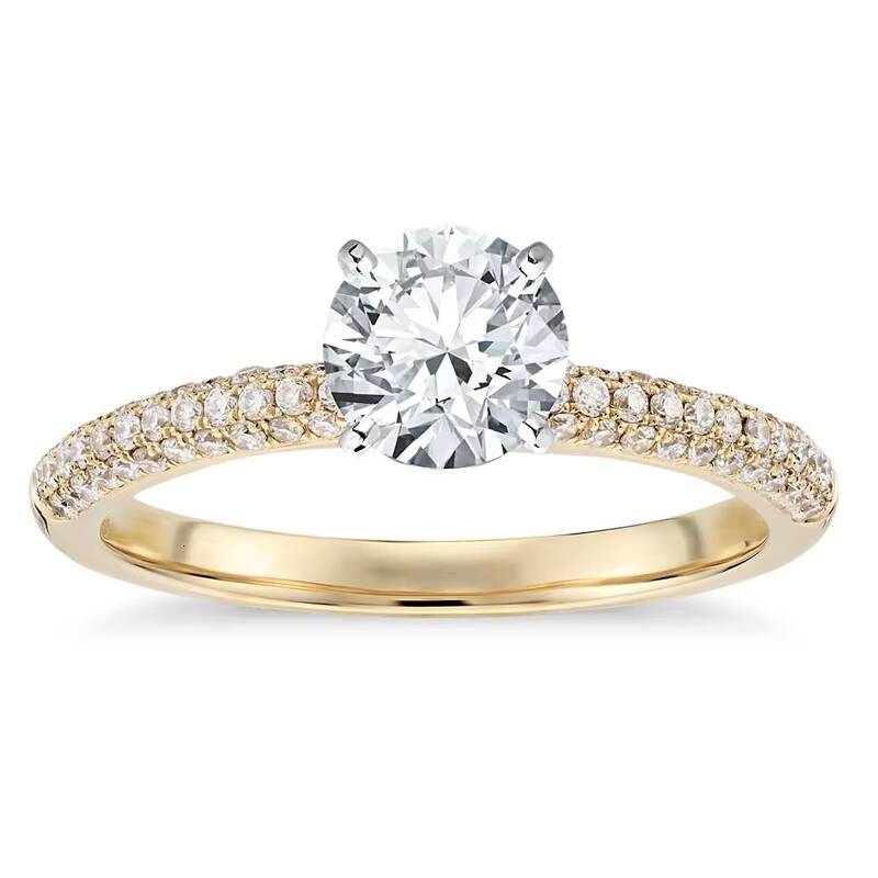 Classic DIAMOND ENGAGEMENT RING- Moissanite
