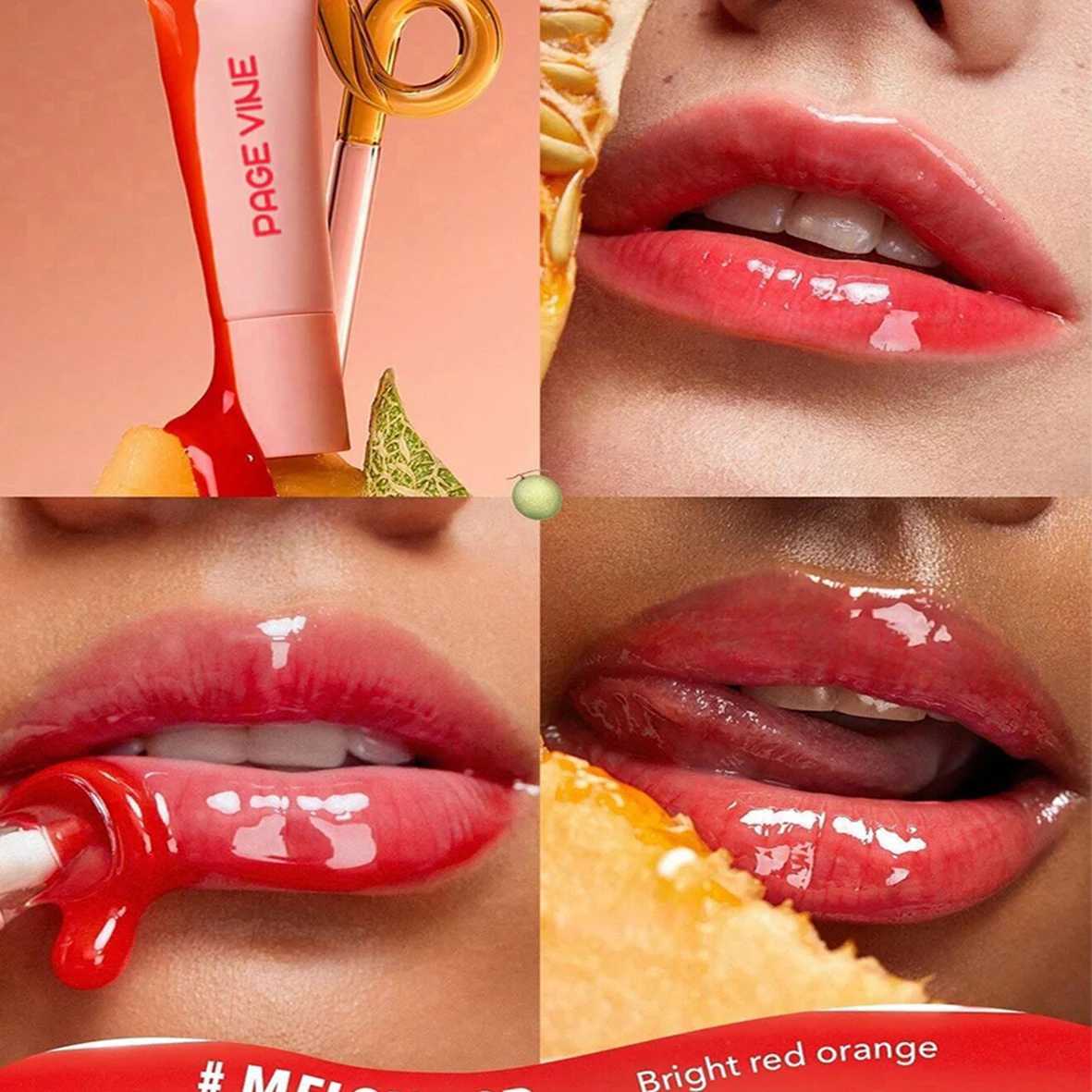 Lip Oil Set 4 Supports Long Lasting Nourishing and Moisturizing Mirror Doe Lips Anti-Dry Chapped Lipstick SetXJ250724