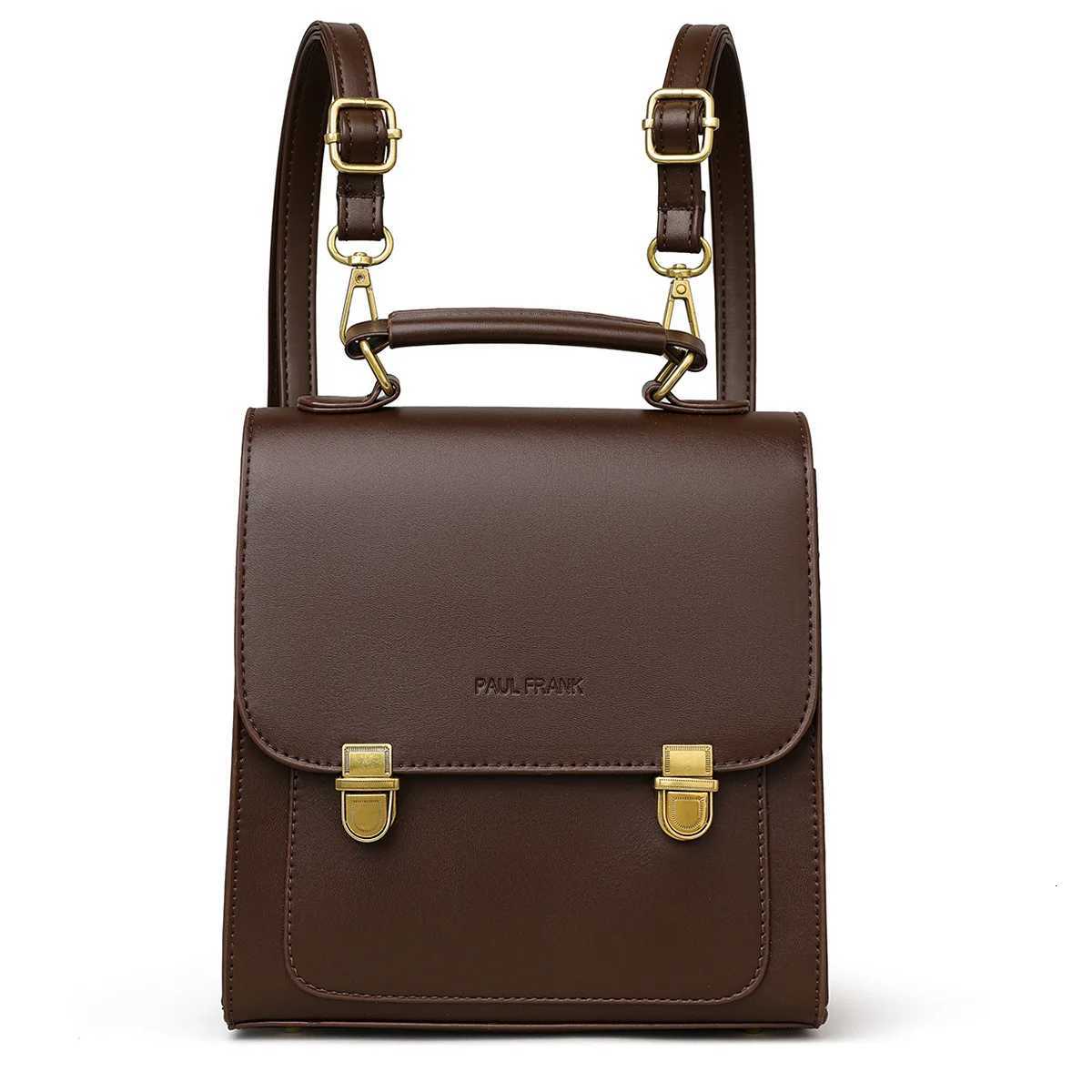 Fi Wen Vintage Sahel Backpacks Girls Students Press Locks Shoulder Bags Handbags Y250724