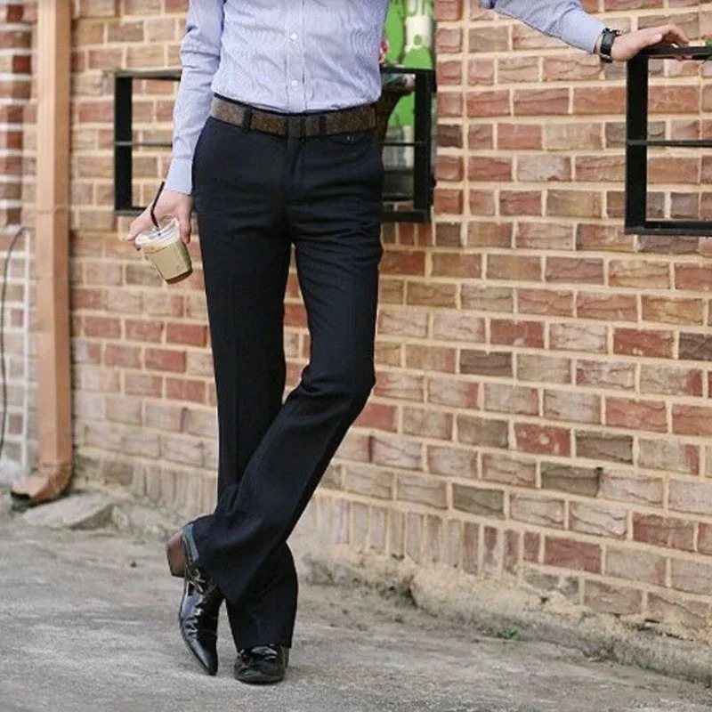 Brown Plus Big Size Male Suit Trousers Straight Mens Summer Pants Up Elegant 2024 Korean Style Clothes Classic Reviews Many 250725