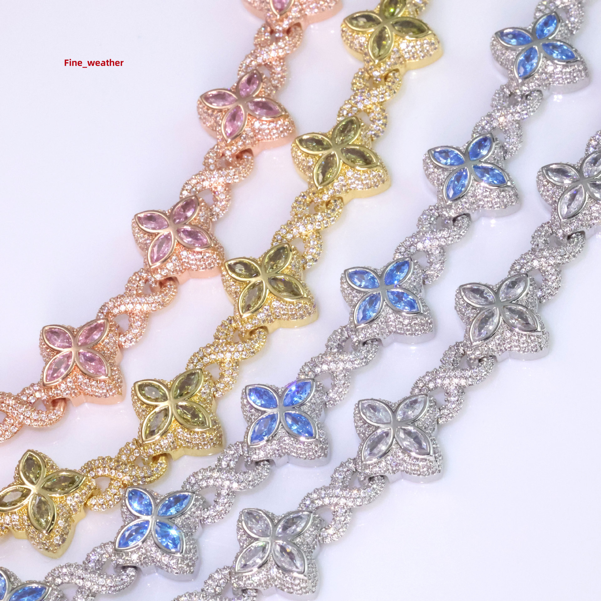 Hot New Custom Personalized 925 Sterling Silver Moissanite Pendant Multi-Letter Name Necklace for Women