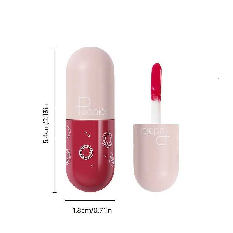 Capsule Lip Gloss non-transfer and non-sticky lip lacquer water-like mirror gloss easy to carrySuitable for Valentines DayXJ250724