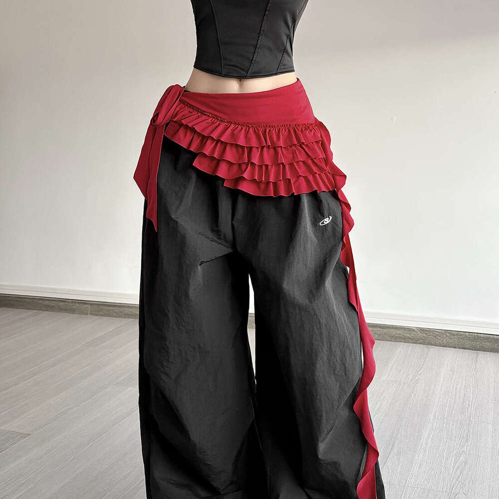 2025 Summer New Fashion Trend Casual Slim Fit Versatile Irregular Ribbon Waist Decoration for Women 538