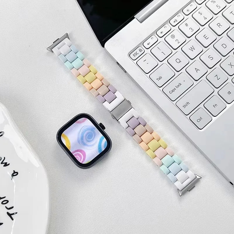 Resin Strap For xiaomi band 3 active Correa bracelet Sport Watchband For Redmi watch 4 3 2 Replacement strap Woman Man Wristband 250723