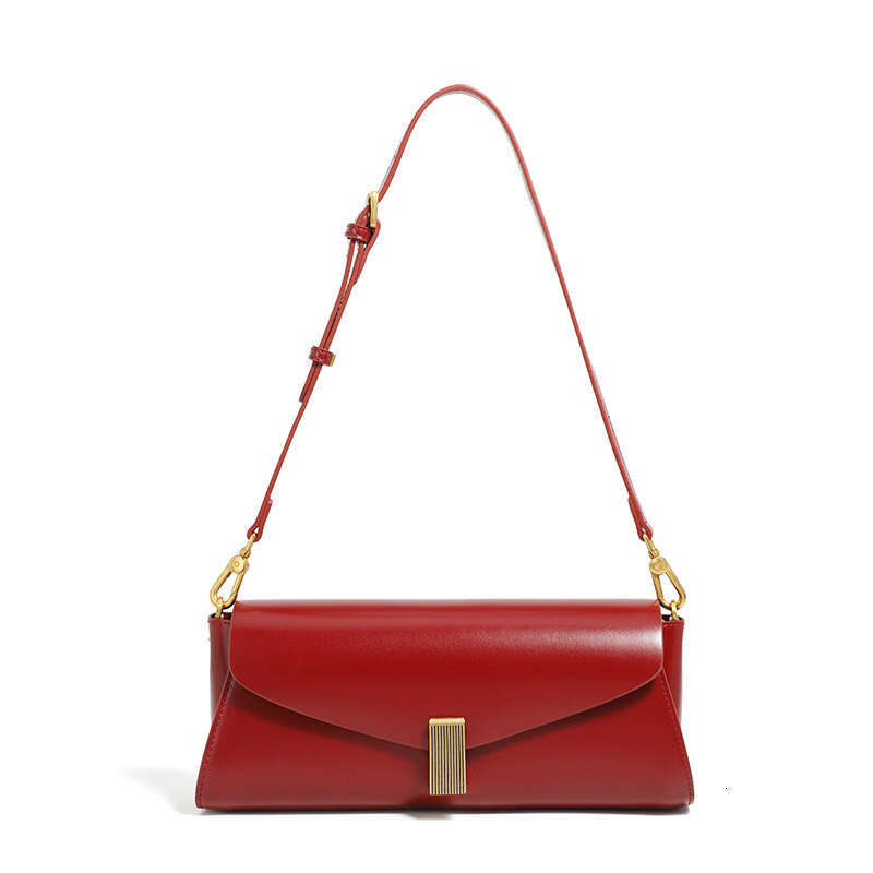 High-end Niche Genuine Leather for Women 2025 New Designer Fashion Versatile Shoulder Crossbody Commuter Underarm Luxury Bag