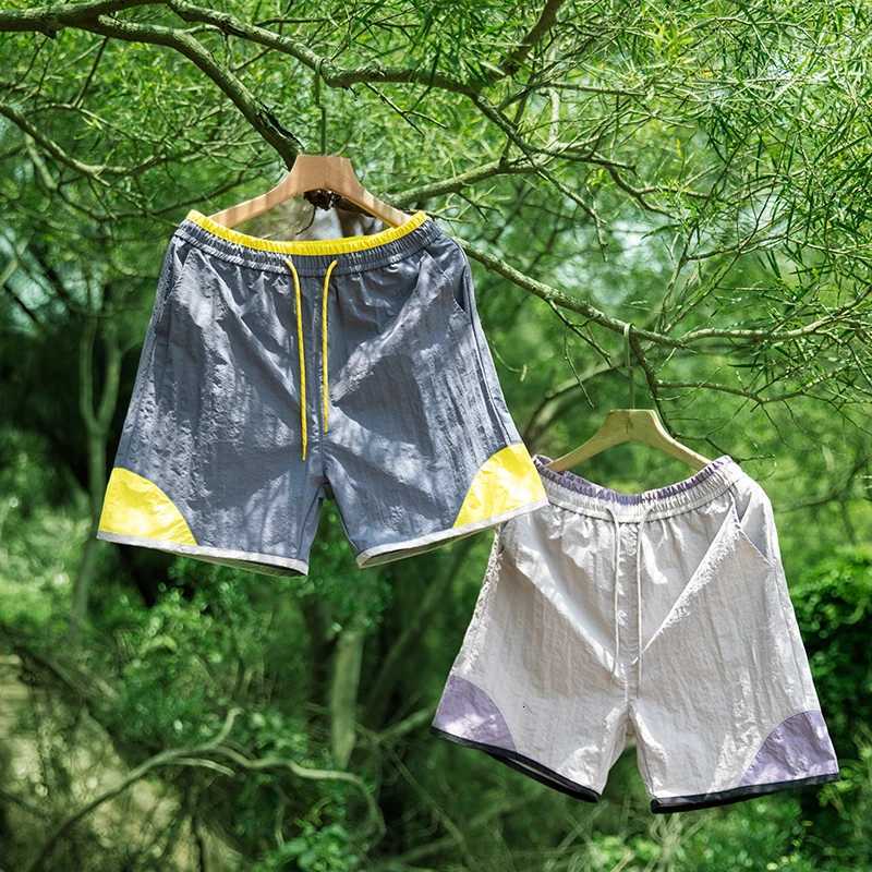 2025 new summer mens loose breathable fashionable outdoor sports waterproof quick-drying tennis shorts W250724