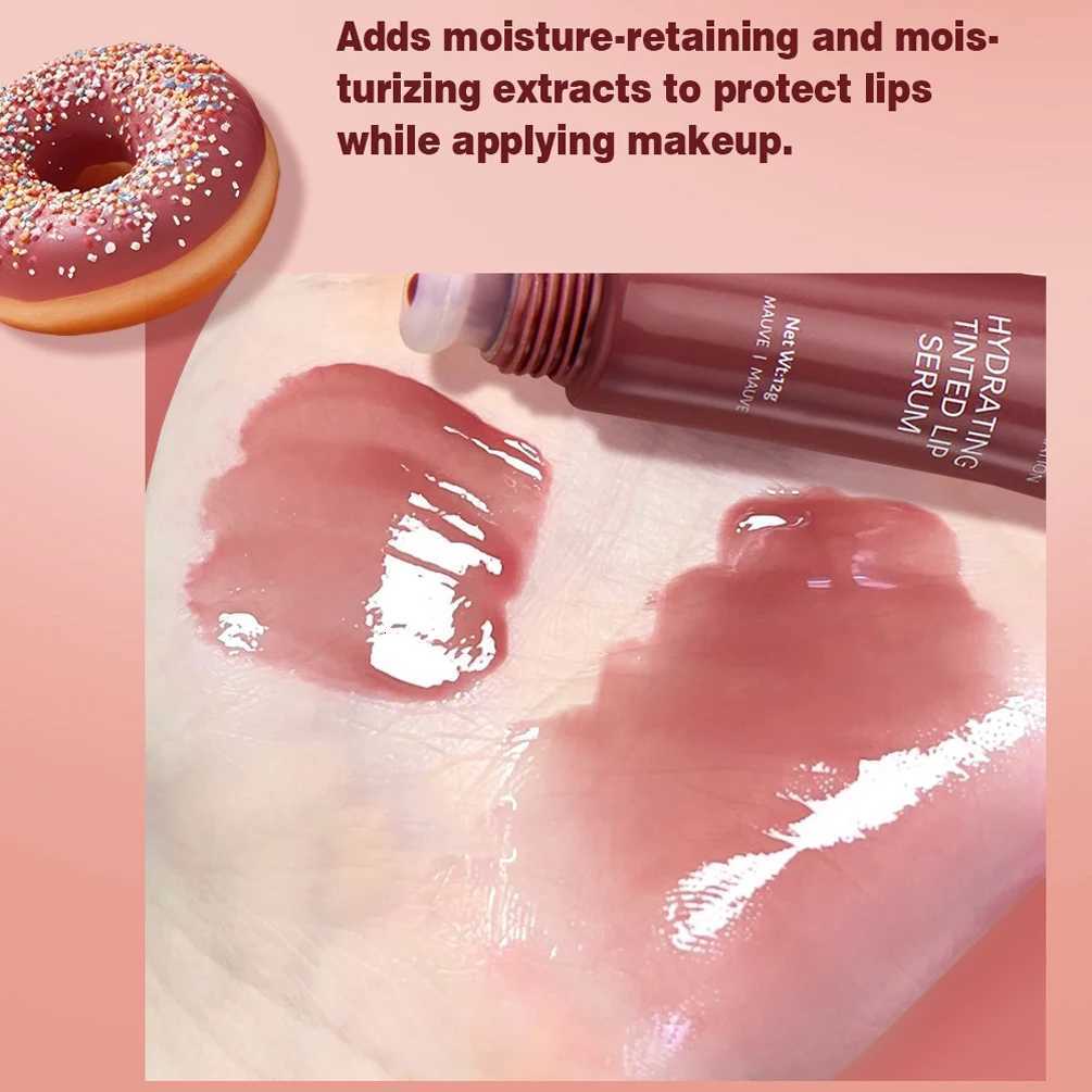 Crystal Dark Brown Mirror Water Lip Gloss Nude Lip Glaze Transparent Glass Oil Waterproof Liquid Lipstick Clear Tint MakeupXJ250724