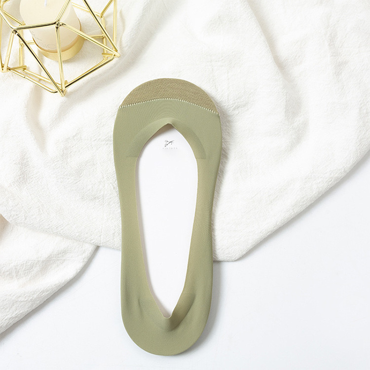 Seamless No Show Ankle Booties for Women Breathable Cotton Blend Knee-Hi Leggings