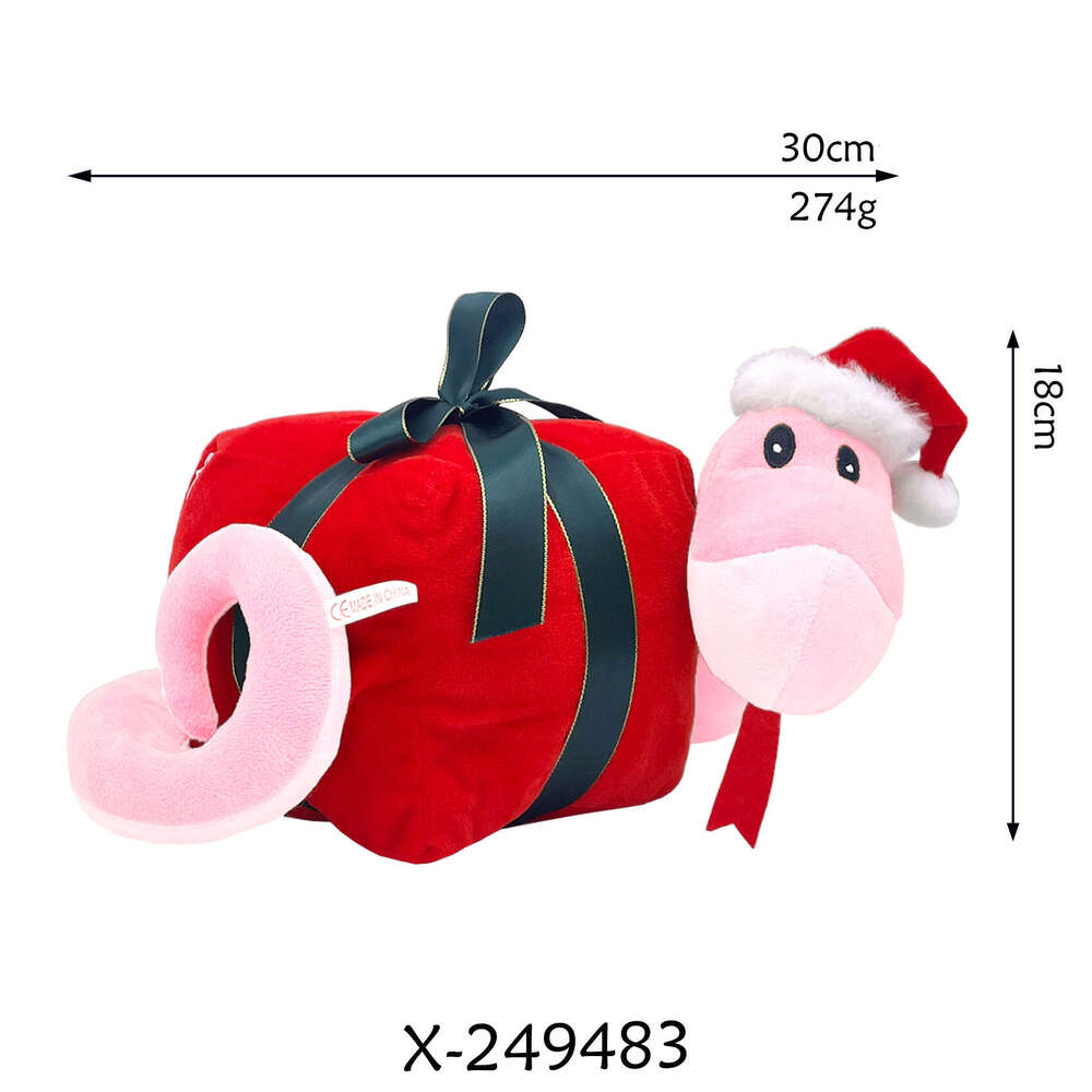 Zodiac Christmas Candy Bag Snake Year Anime Plush Toy Claw hine Doll