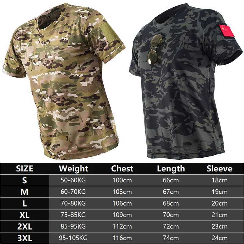 Mege Men Tactical T-shirt Quick-drying Short Sleeve T Shirt Hunting Clothes Y250724