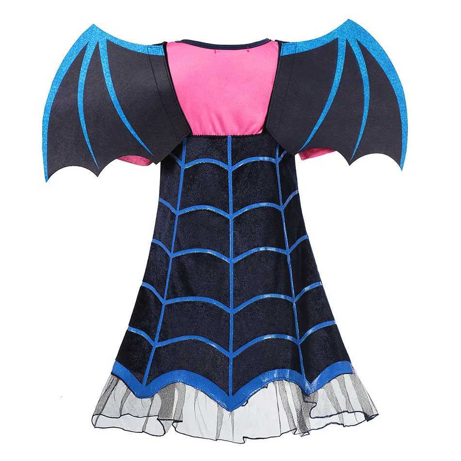 Halloween Vampire Girls Cosplay Costume Kids Vampire Disguise Dress Children Evil Role Playing Outfits 2-12 Yrs Par Gowns Z250725