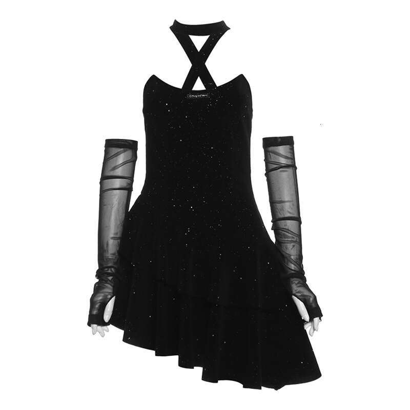 2023 Autumn Winter New Women's Fashion Sexy Strapless Waist-Cinching Short Dress 6bb