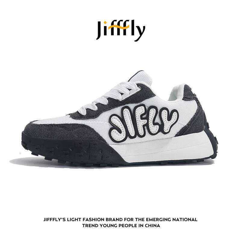 Jiffly Aggan Women's Classic Retro Sneakers for Fall/Winter with Thick Sole
