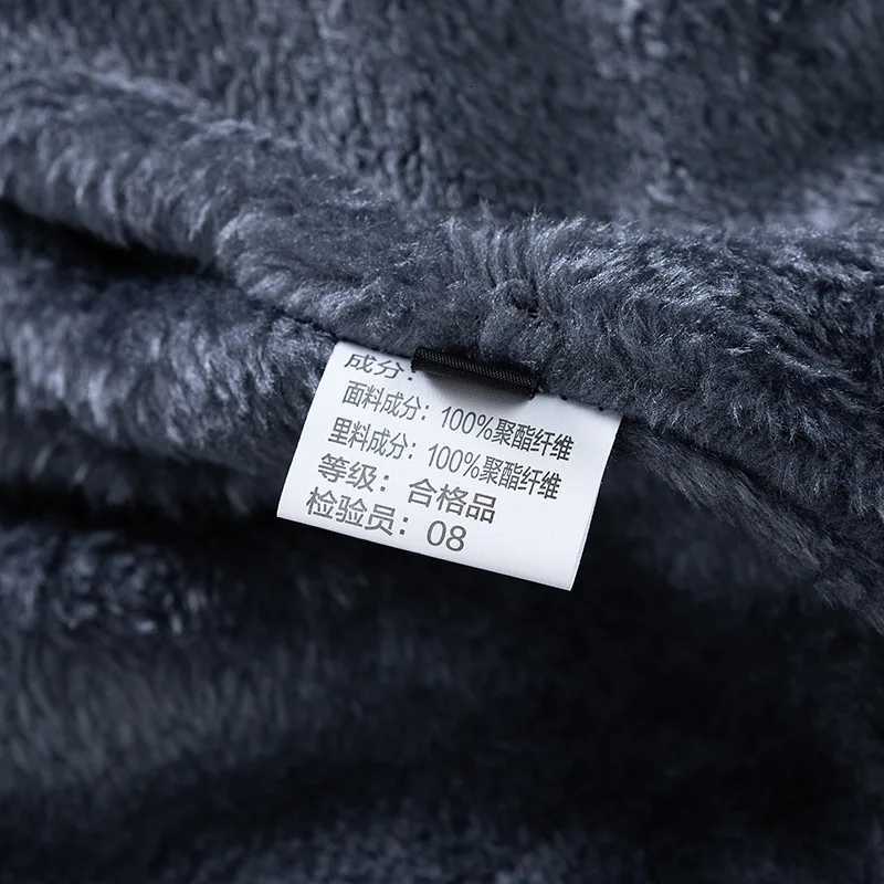 2024 New Winter Lamb Wool Padded Jacket Mens Large Size Down with Thickened Fleece and Loose Warm Cotton Coat X250725