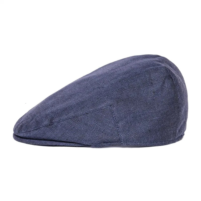 BOTVELA Linen Flat Cap Men Women Herringbone sboy Caps Driving Bunnet Ivy Hat Bakerboy Hats Summer Boina 006 250723