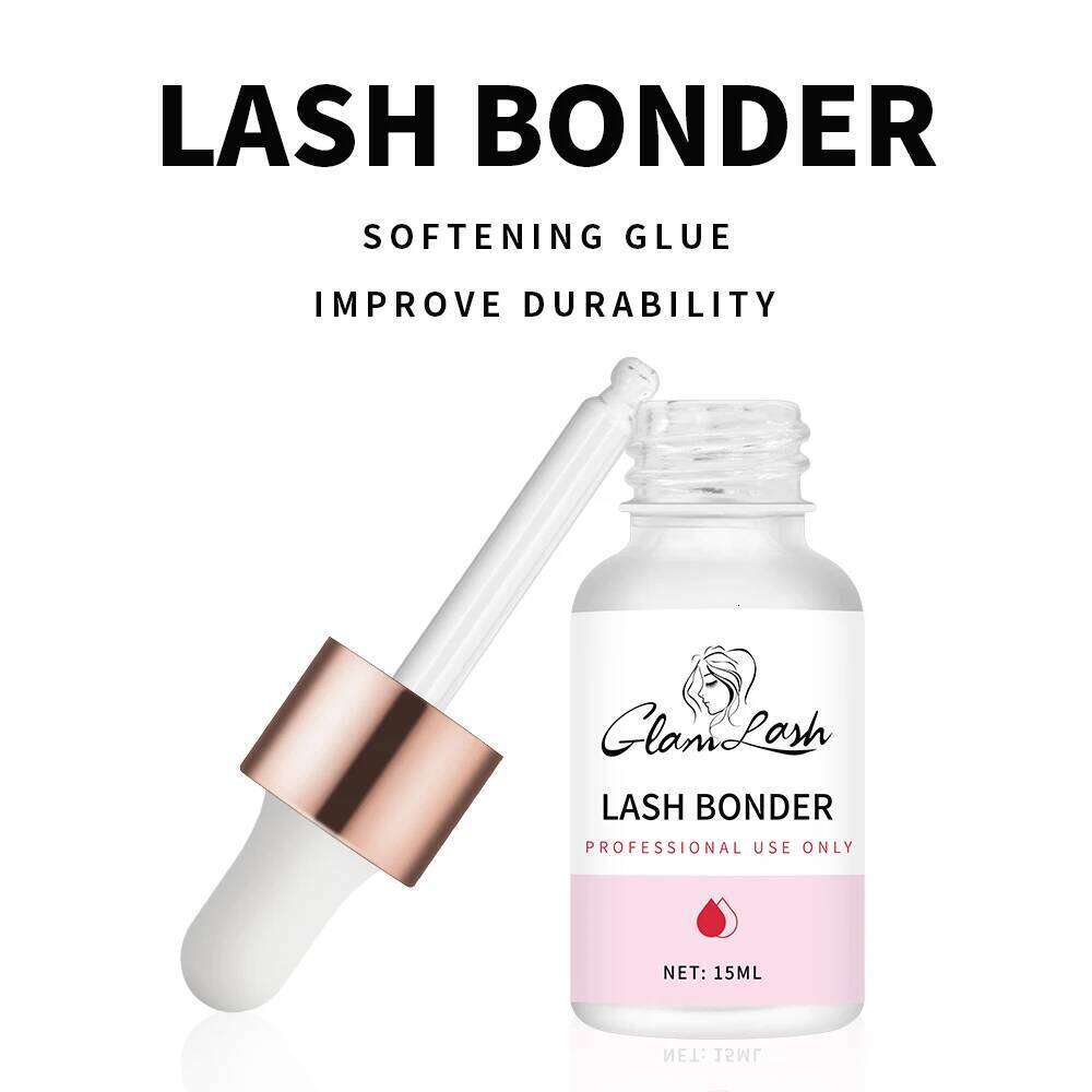 GLAMLASH 10ml/15ml Super Bonder fixing agent Extensions Primer Lashes Glue Help adhesive for Eyelash X250725