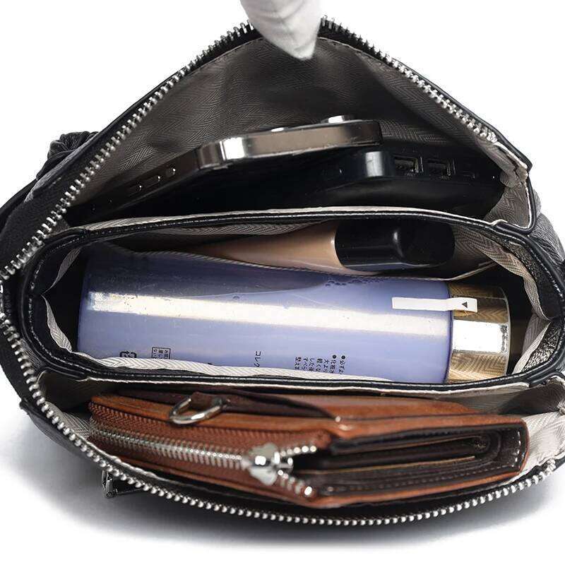 Luxury designer niche soft cowhide shoulder women's high quality leather messenger simple fashion messenger bag