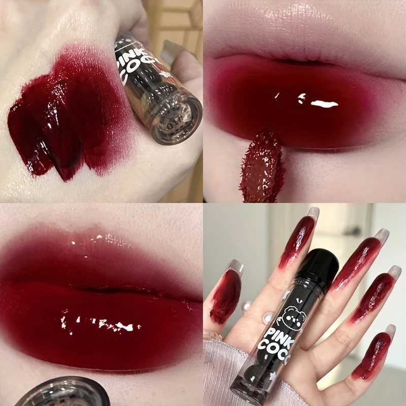 Mirror Lip Glaze - Glossy Lip glossMoisturizing Non-stick Cup Nude Lipstick High Pigmented Liquid Lipstick Lip Cosmetic MakeupXJ250724