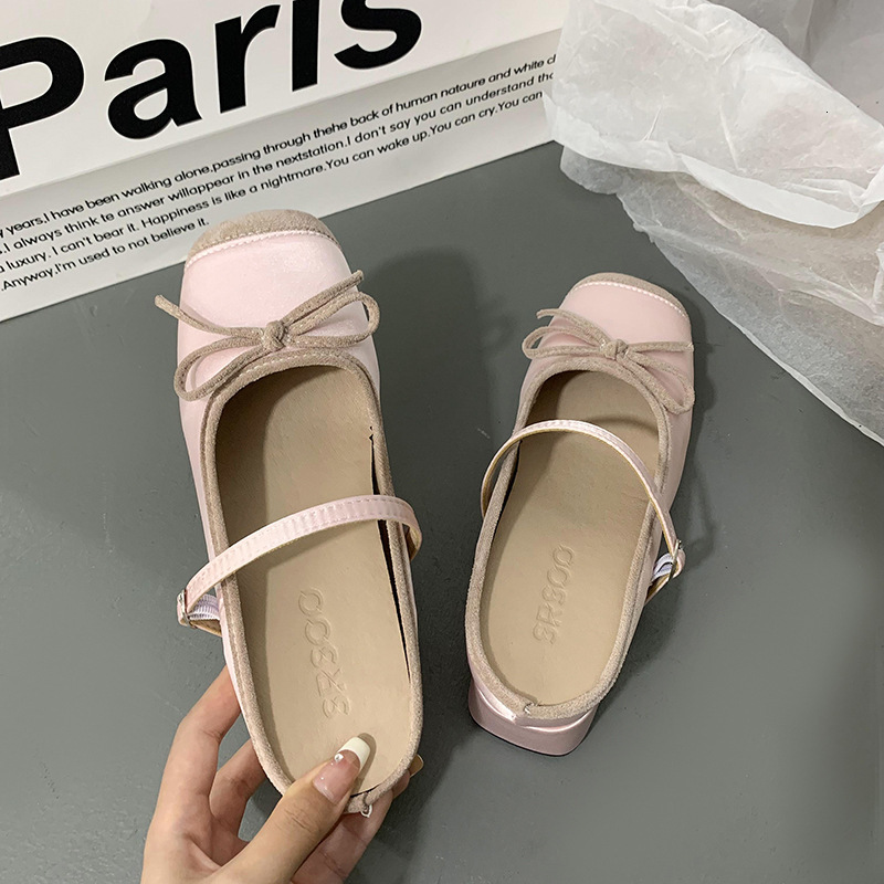 Ddmysports Silver Mary Jane Half Outdoor Summer French Style Chunky High Heel Bowknot Loafers Slippers For Women Outdoor Shoes