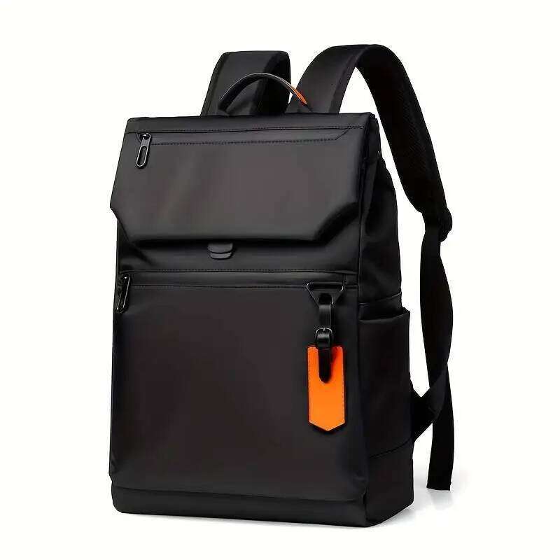 Men Oxford Cloth 14 15.6Inch Laptop Backpack With Usb Charging Port Waterproof Zipper Outdoor Travel Bag Bus