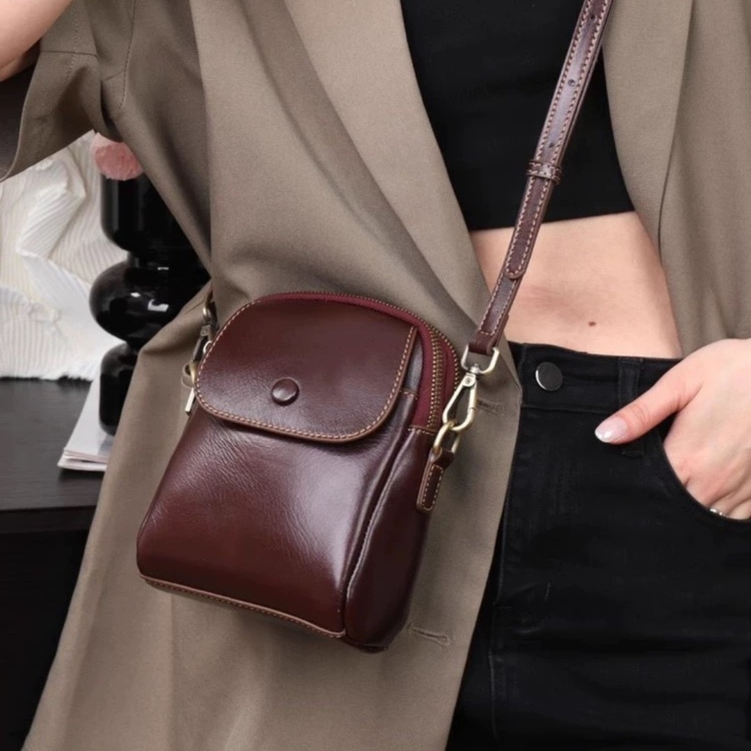 designer bag Top Layer Cowhide Crossbody Bag for Women 2025 New Trendy Fashion Versatile Shoulder Bag Shell Bag Niche Light Luxury Genuine Leather Bag