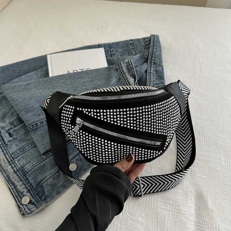 Fi Rhine Studded Crossbody Bags For Ladies Trendy Design Mens Shoulder Bag For Halloween Christmas Gifts Y250724