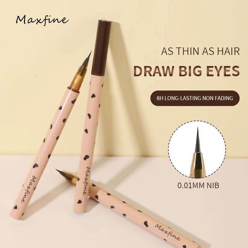 Slim and Exquisite Liquid Eyeliner Pen With Ultra Fine Tip Quick Drying Waterproof And Sdge Proof To Create Natural Eye Makeup X25072