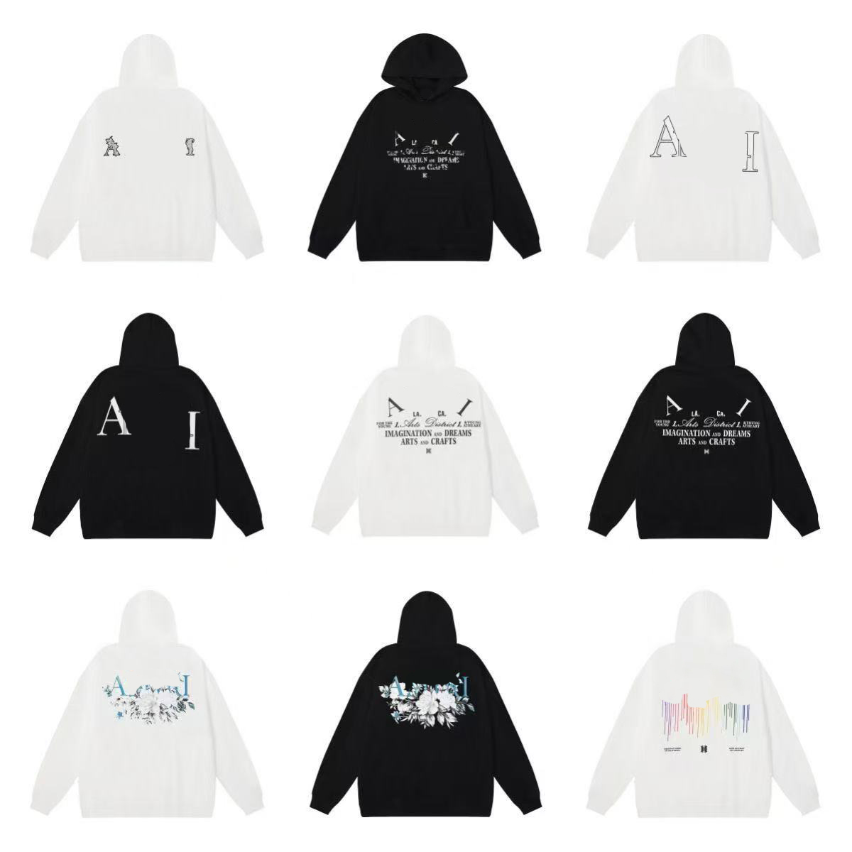 Amirihoodiee1 Designer Hoodie Mens Di Alta QualitÃ Con Felpa Con Cappuccio Graf…