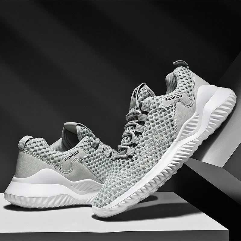2025 Summer Mens Loafers Walking Mesh Breathable Summer Comfortable Casual Shoes Sneakers Mens Running Shoes XJ250725