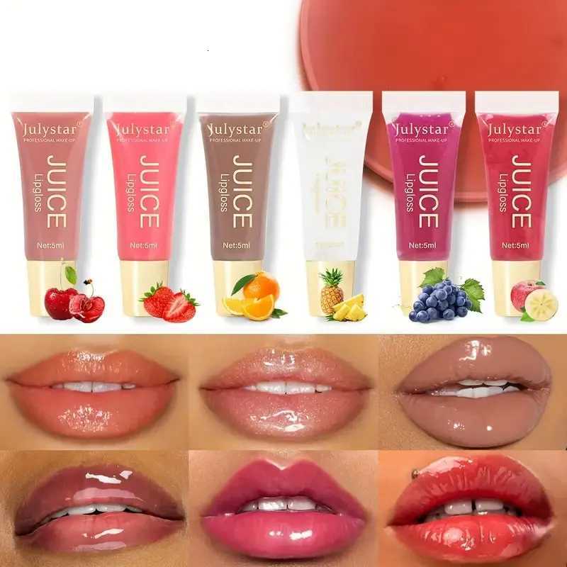 Watery Crystal Clear jelly Lip Oil Lip Balm Moisturizing And smoothingLip Lines Jelly Pout Lip Gloss Glass Lip Fruit ScentXJ250724